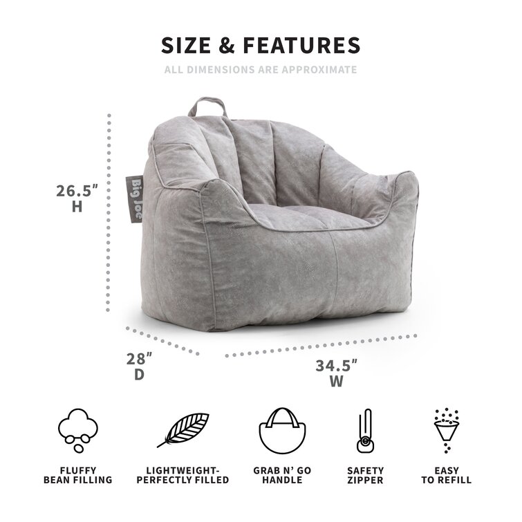 Big joe large hug outlet bean bag chair